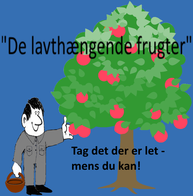 Lavthængendefrugter